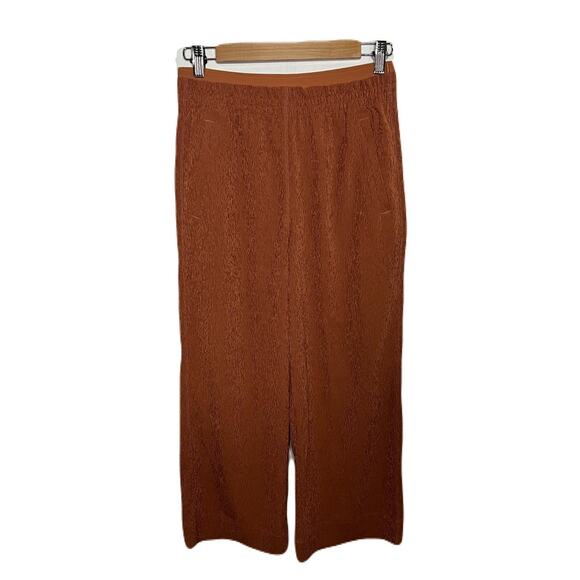 Athleta Echo Wide Leg Pantalon 3/4 Cropped Pants Women’s Size 4 MSRP $109 - Picture 2 of 9